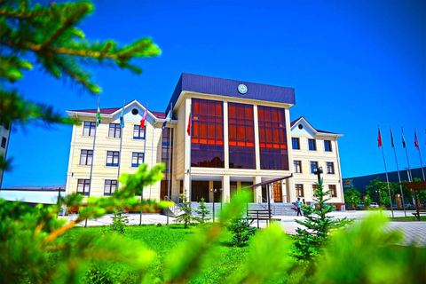 Main building of Jalal-Abad State University named after B. Osmonov, Jalal-Abad