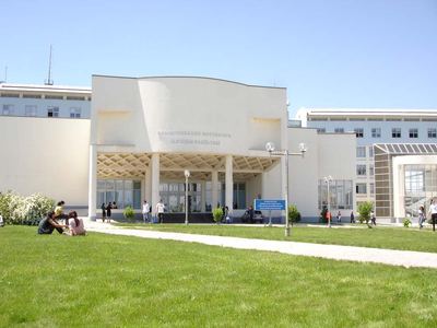 Communication Faculty building, Kyrgyz-Turkish Manas University, Bishkek, 2009